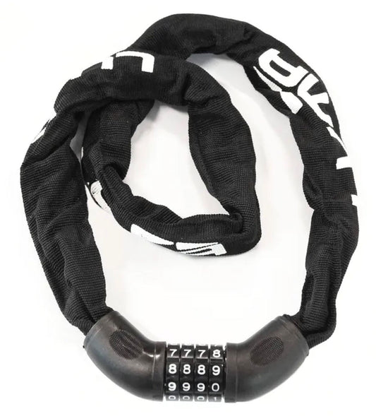 UMA LOCK - Alpha 6 Match Chain, 6mm Thick by 950mm Long with Resettable Combination Lock.